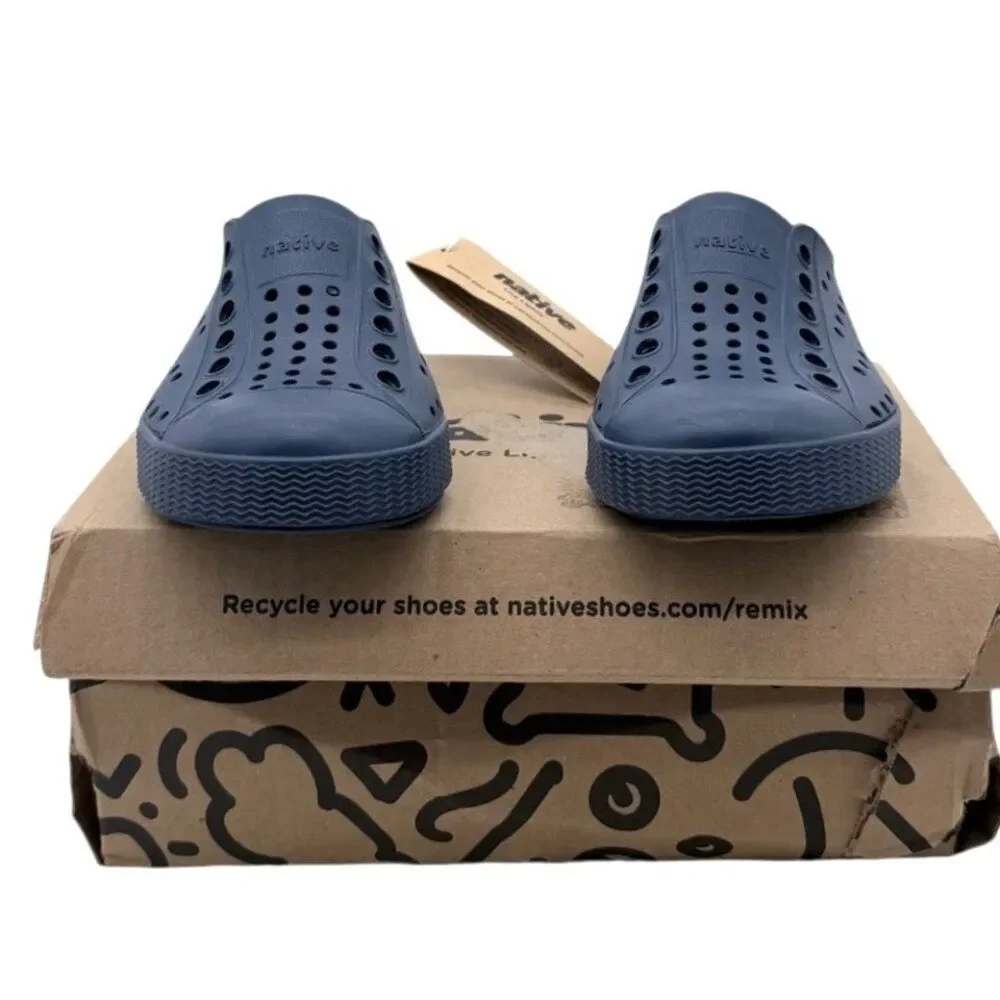 Native Jefferson Toddler Slip-On Water Shoe Frontier Blue Insight Circle C6 EVA